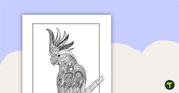 凤头鹦鹉在床单上染色孔侑dF4y2Ba